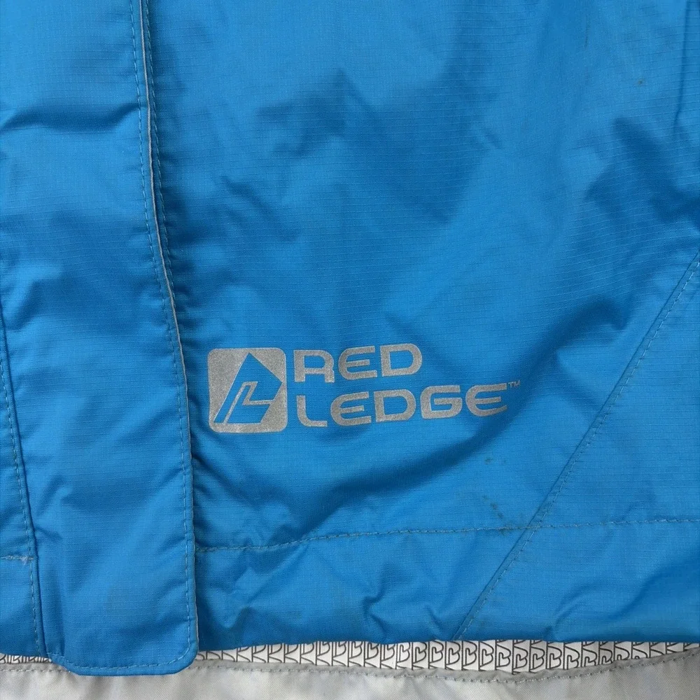 Red Ledge Men's S Blue Windbreaker Rain Jacket Hooded Waterproof Gorpcore Vented